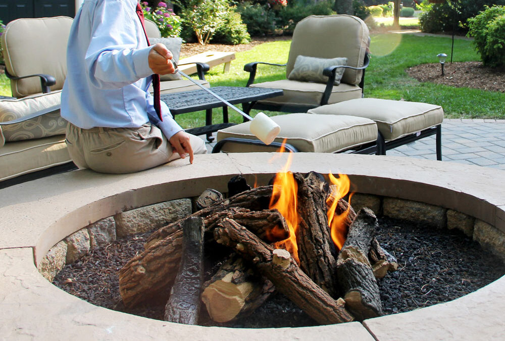 stone fire pit