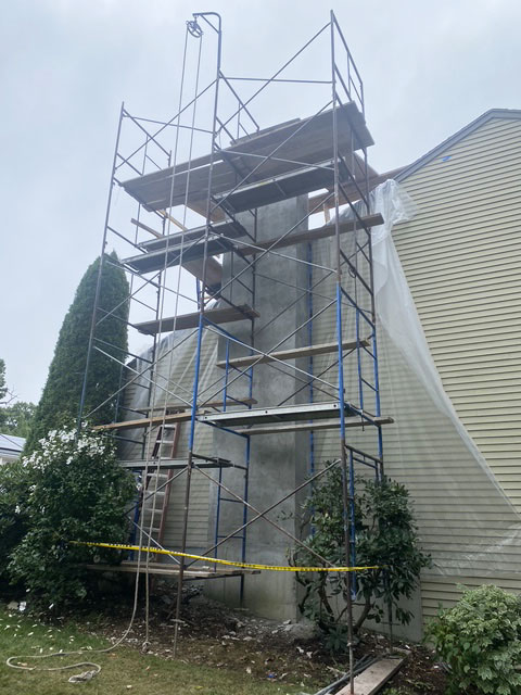 chimney masonry repair ma